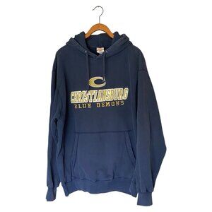 Christiansburg Blue Demons Pullover Hoodie Men's Size XXL